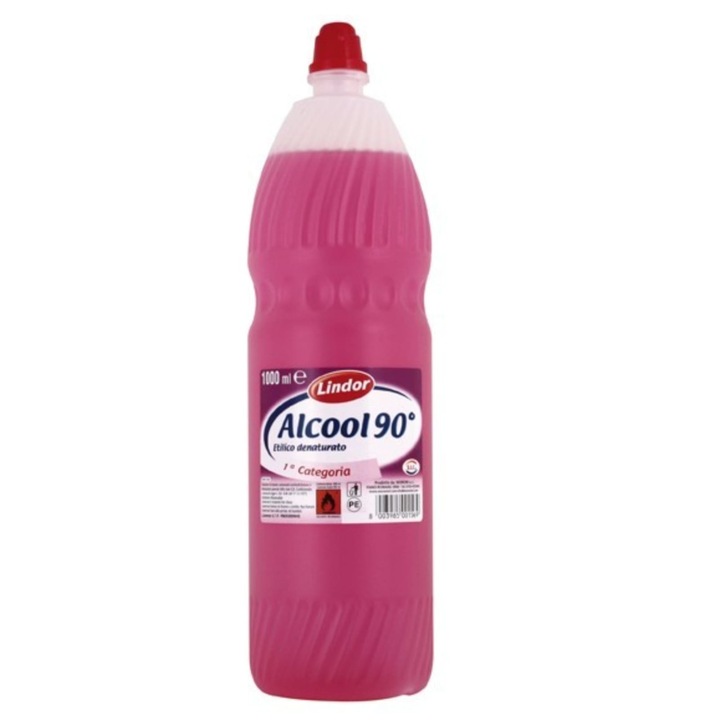 Alcool Etilic denaturat 90°Lindor 1l
