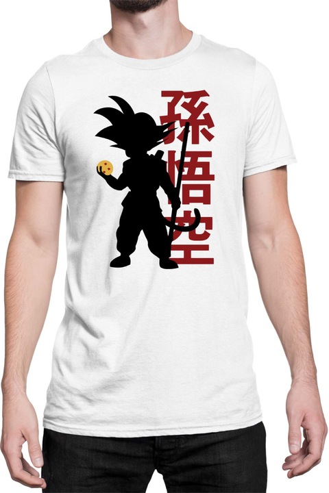 Férfi póló Dragon Ball Z Goku 25, Fehér