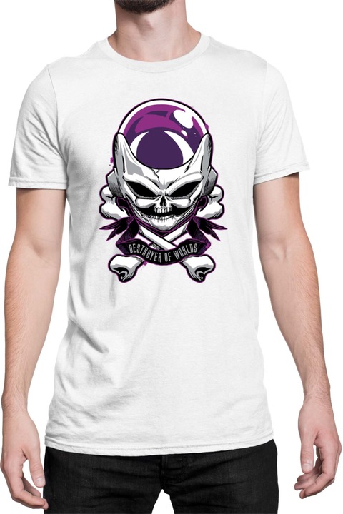 Férfi póló Dragon Ball Z Frieza 01, Fehér