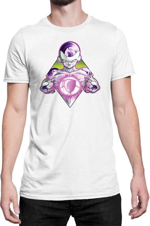 Férfi póló Dragon Ball Z Frieza 04, Fehér
