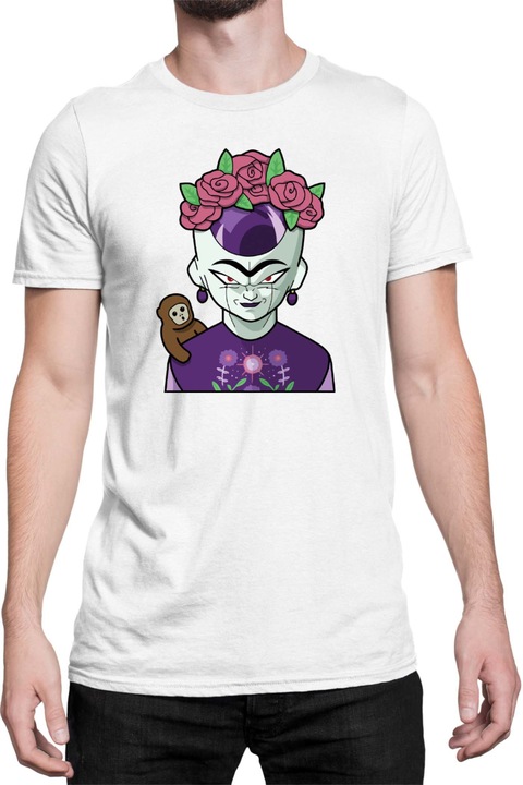 Férfi póló Dragon Ball Z Frieza 03, Fehér