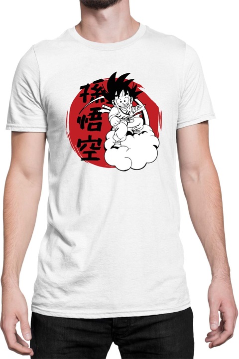 Férfi póló Dragon Ball Z Goku 03, Fehér