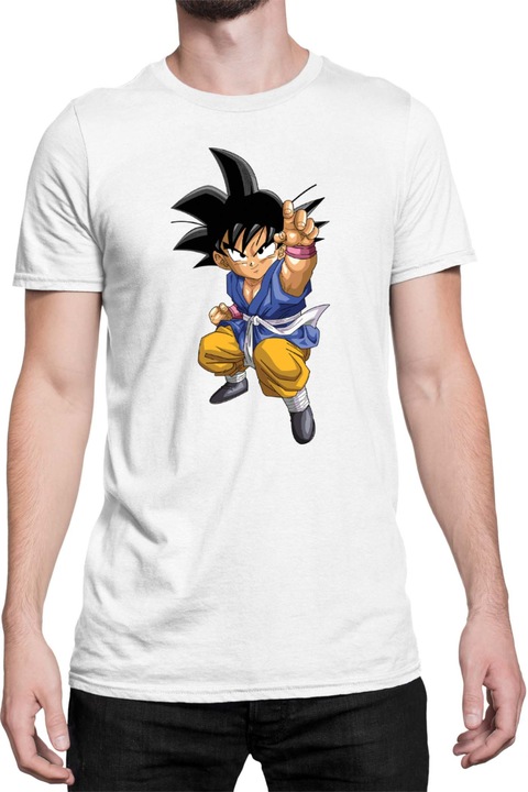 Férfi póló Dragon Ball Z Goku 16, Fehér