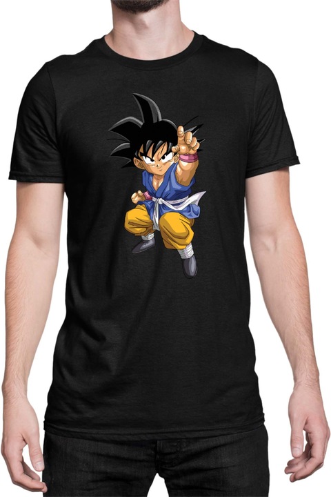 Férfi póló Dragon Ball Z Goku 16, Fekete