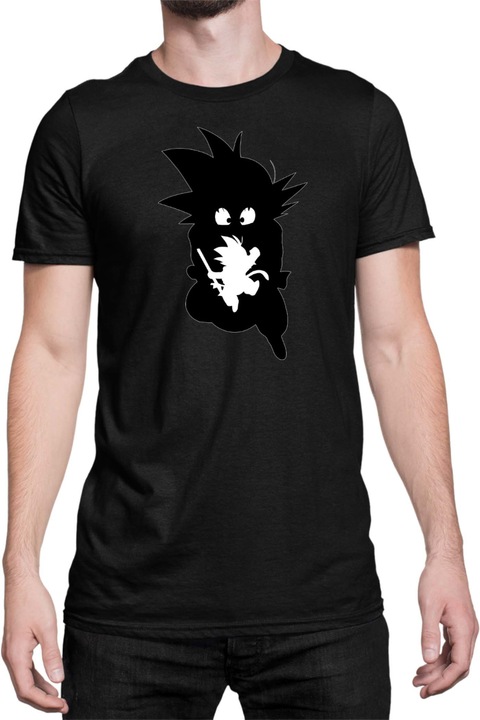 Férfi póló Dragon Ball Z Goku Kid Kame, Fekete