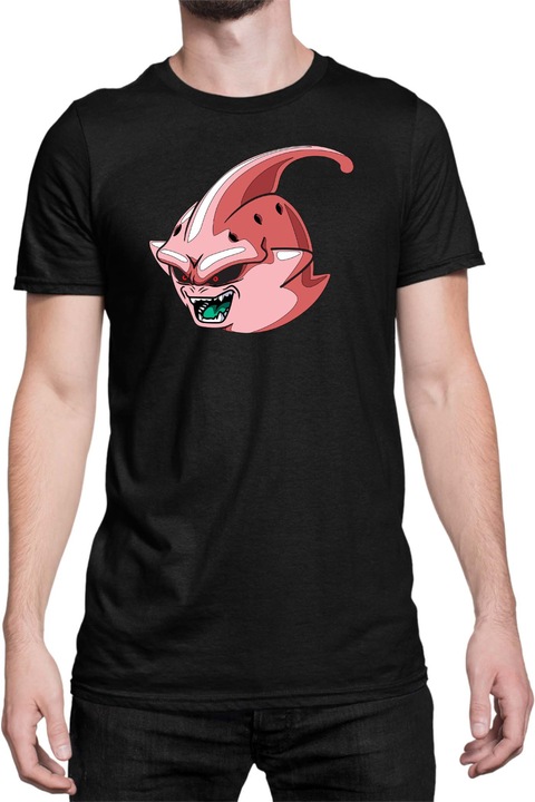 Férfi póló Dragon Ball Z Majin Buu 01, Fekete