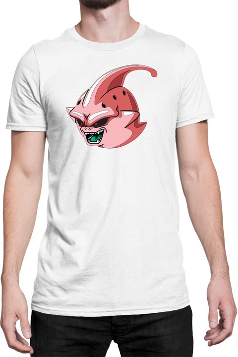 Férfi póló Dragon Ball Z Majin Buu 01, Fehér