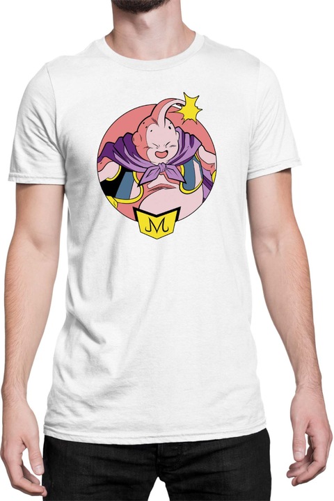 Férfi póló Dragon Ball Z Majin Buu 02, Fehér