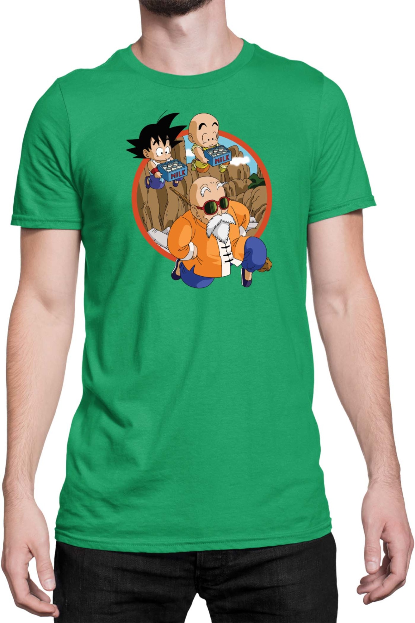 Tricou barbati Dragon Ball Z Master Roshi Goku Krillin - eMAG.ro