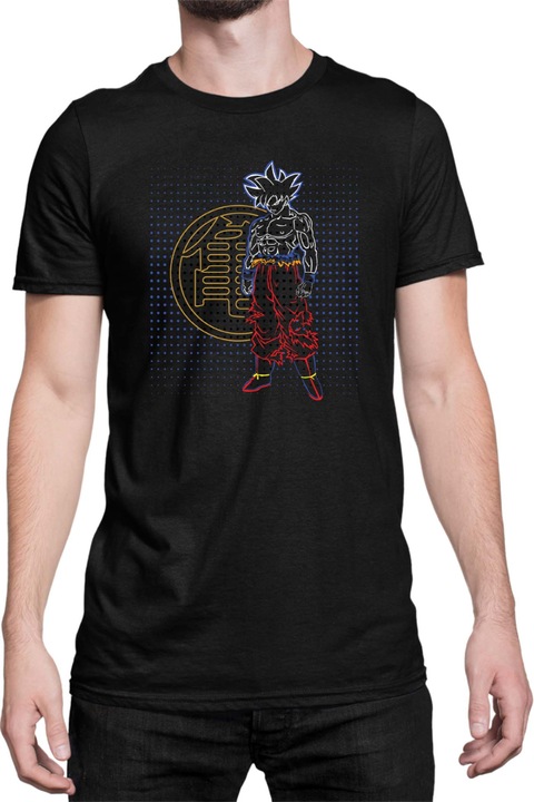 Férfi póló Dragon Ball Z Goku 11, Fekete