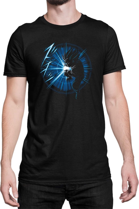 Férfi póló Dragon Ball Z Goku 06, Fekete