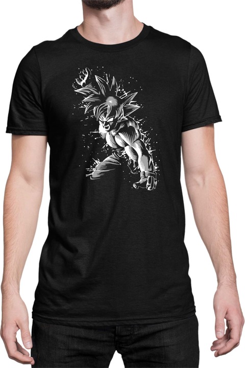 Férfi póló Dragon Ball Z Goku 18, Fekete