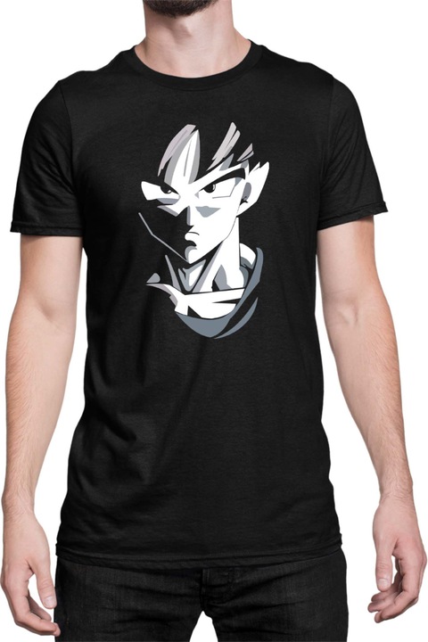Férfi póló Dragon Ball Z Goku 21, Fekete