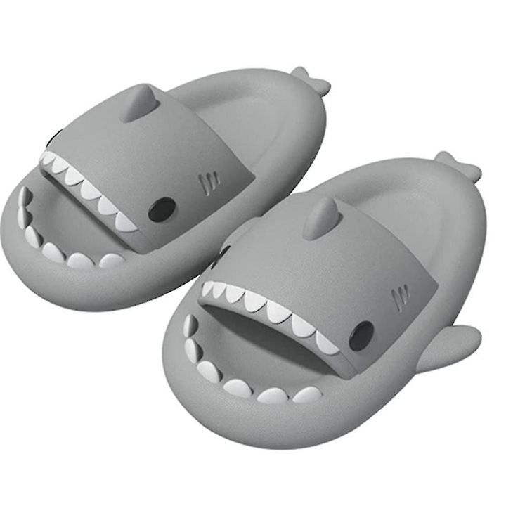 Papuci dama, Spuma EVA, Gri, Gri, 38-39