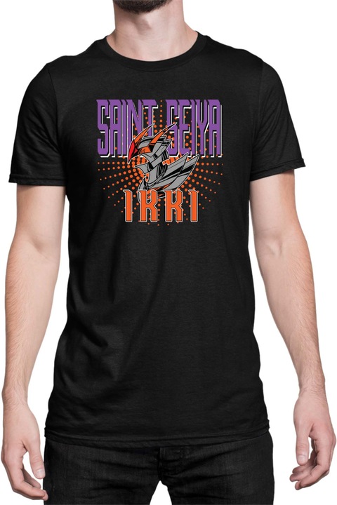 Férfi póló Japan Anime Manga Saint Seiya Ikki, Fekete