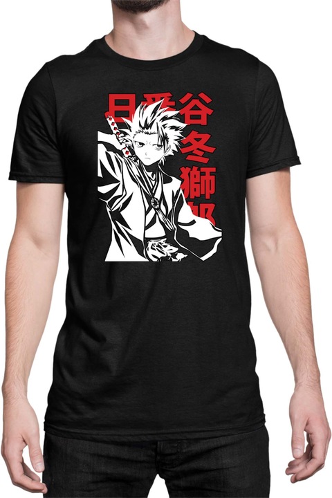 Férfi póló Japan Anime Manga Demon Slayer Tanjiro Kamado 16, Fekete