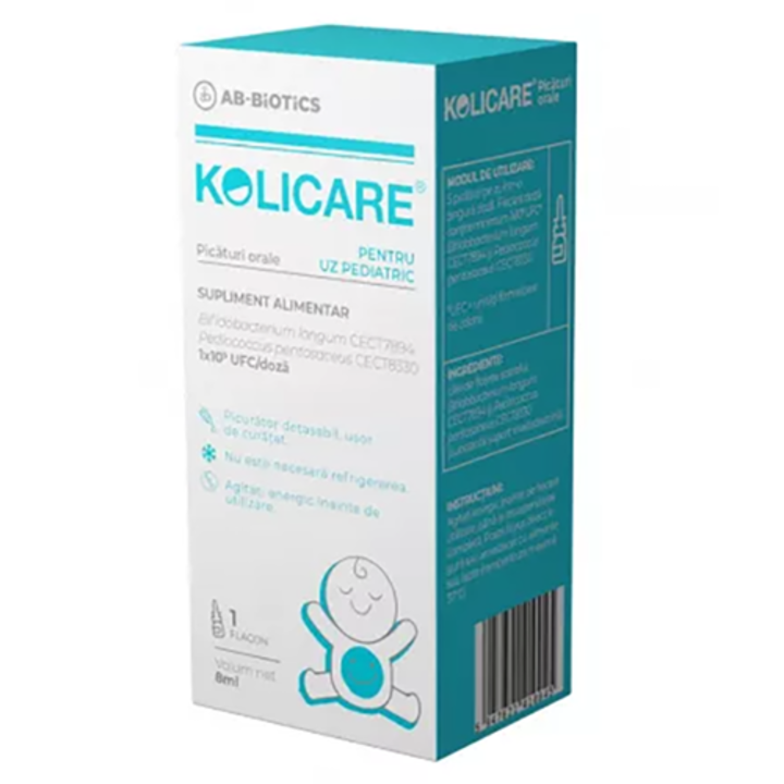 Picaturi orale Kolicare, AB Biotics, 8 ml