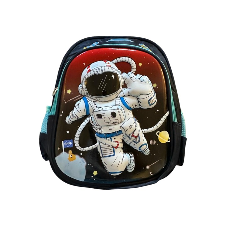 Ghiozdan Astronaut NASA, pentu copii, YUPY, 33x26cm, albastru