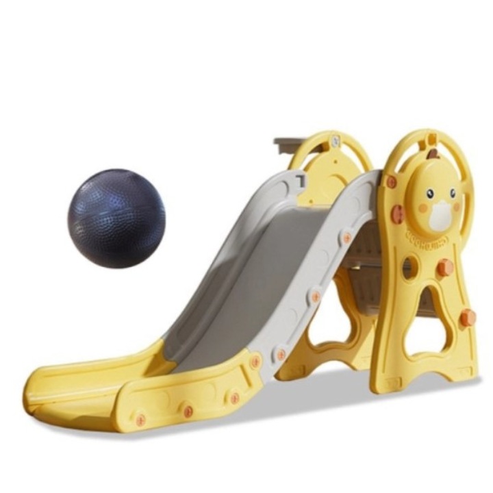Ducky gyerekcsúszda, 186x77x100, sárga