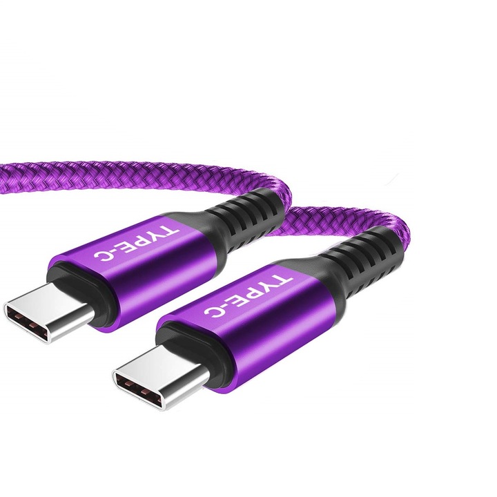 Cablu de date/incarcare, 100 W, USB C la USB C, 3m