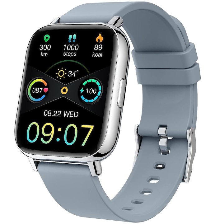 Ceas inteligent Zeblaze Ares GPS (alb)