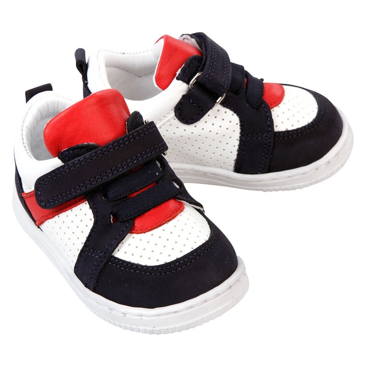 Pantofi sport unisex, piele naturala, Multicolor