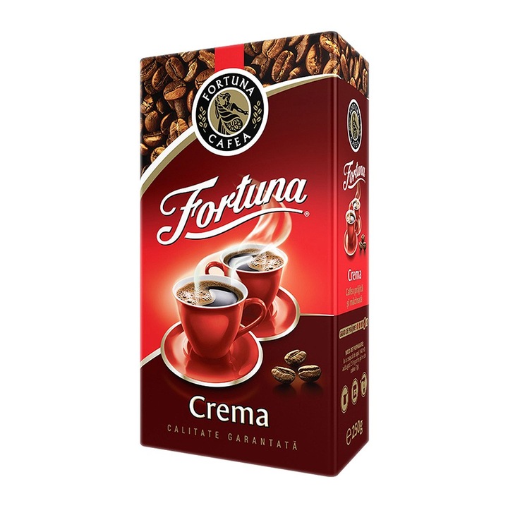 Set 3 x Cafea Macinata Fortuna Crema, 250 g