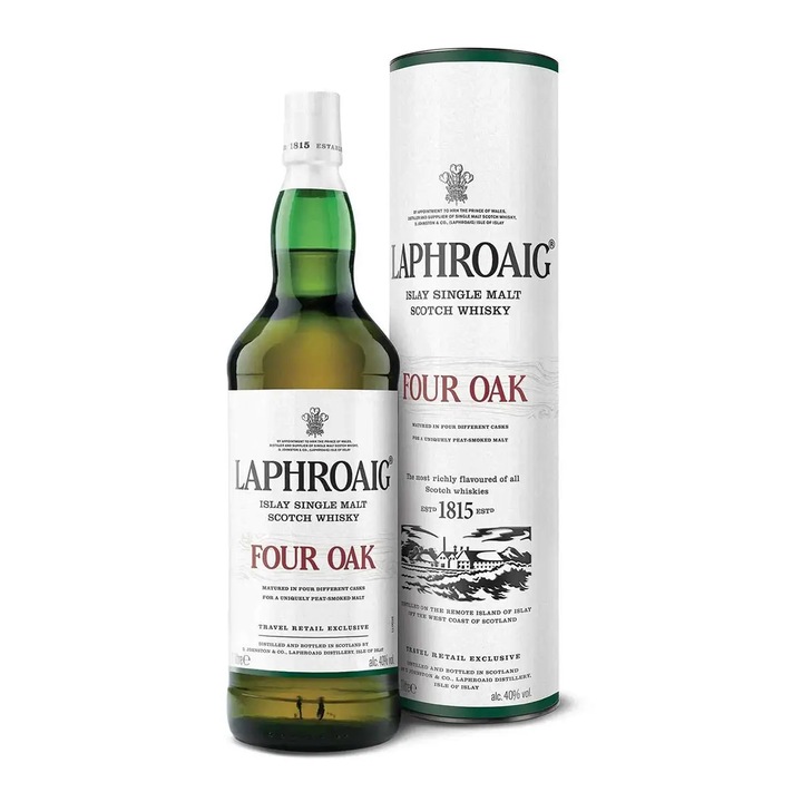 Laphroaig Four Oak whisky, 1,0 l, pdd 40%