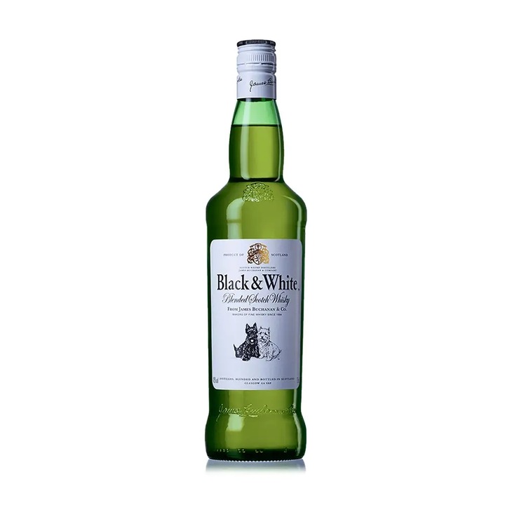 Black & White Blended whisky, 1,0 l, 40%