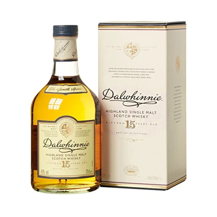 Dalwhinnie 15 éves Single Malt whisky, 0,7 l, pdd 43%