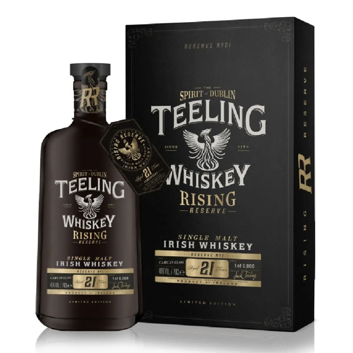 Teeling 21 éves Rising Reserve No. 1. Carcavelos Cask 0,7 dd 46%