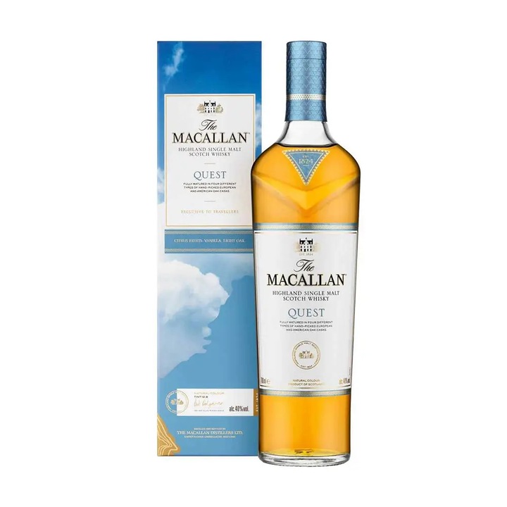Macallan Quest whisky, 1,0 l, pdd 40%