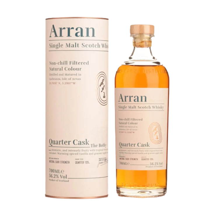 Arran Quarter Cask whisky, 0,7 l, pdd 56,2%