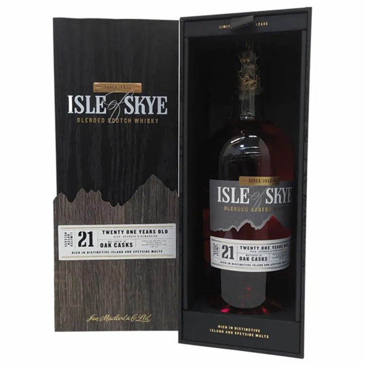 Isle of Skye 21 éves blended whisky, 0,7 l, pdd 40%