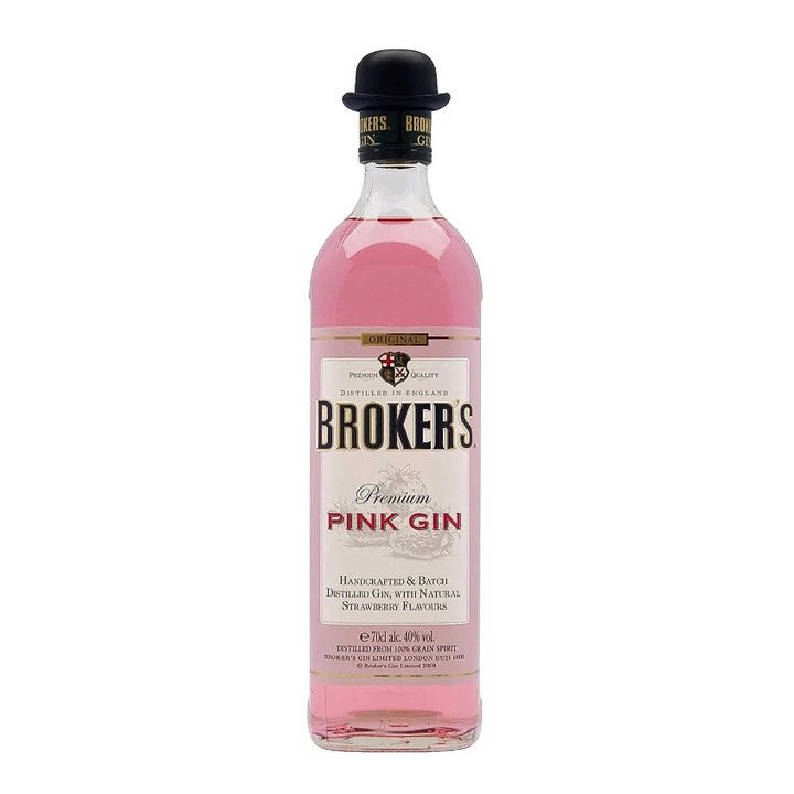 Brokers Pink gin, 0.7 l, 40%