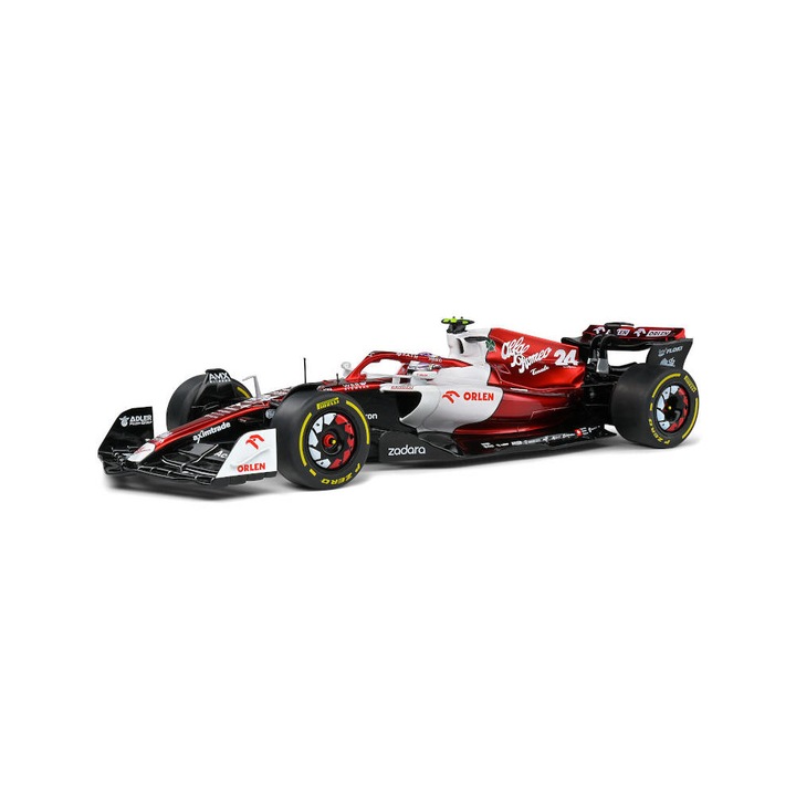 Машинка Alfa Romeo F1 C42 #24 Z.Guanyu Canada GP 2022, 1:18 Solido