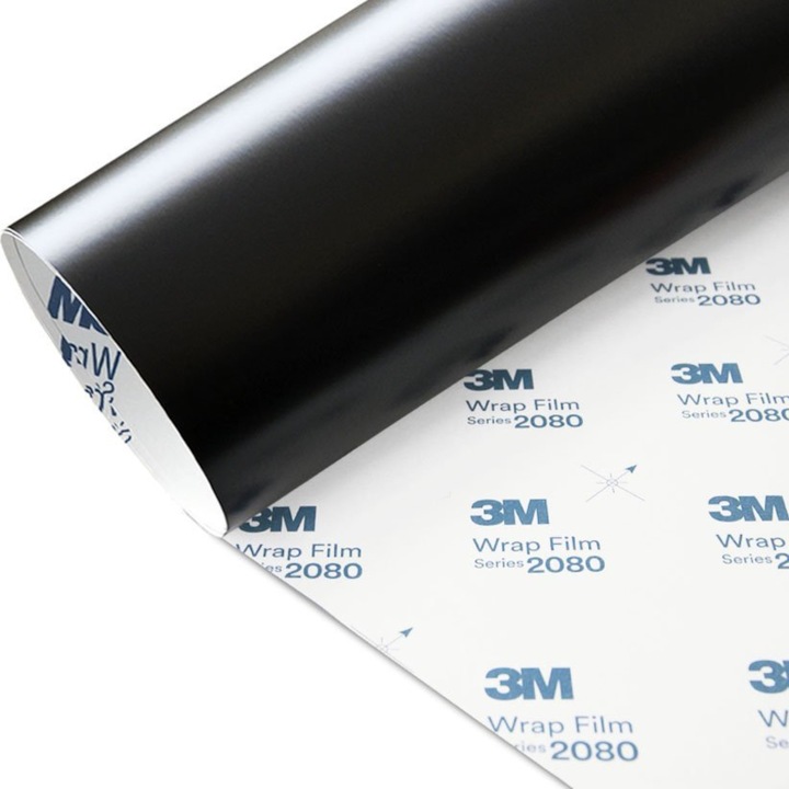 Folie caroserie, 3M, 2080, Black Licorice, 90 μm 10 x 152 cm