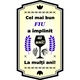 Set personalizat sticla de vin alb, demisec, Sauvignon Blanc, 750 ml, breloc succes si punga de cadouri cu imprimeu Cel mai bun fiu a implinit 42 ani