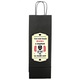 Set personalizat sticla de vin rosu, demisec, Feteasca Neagra, 750 ml, breloc succes si punga de cadouri cu imprimeu Cea mai buna mama a implinit 54 ani