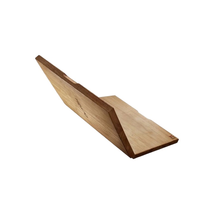 Platou Servire, Dutch, Dublu pliabil, Tec, 25x35x4cm