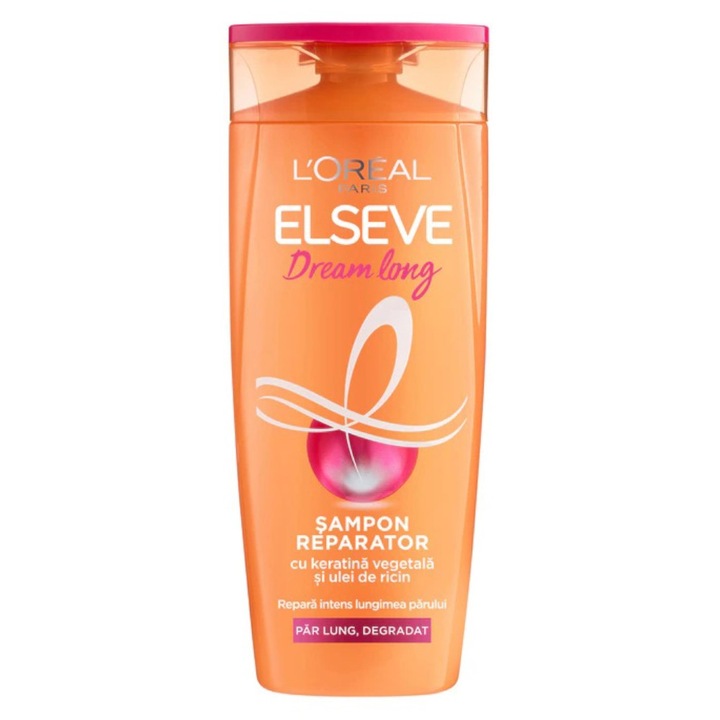 Set 3 x Sampon L'Oreal Paris Elseve Dream Long, pentru Par Lung si Deteriorat, 250 ml