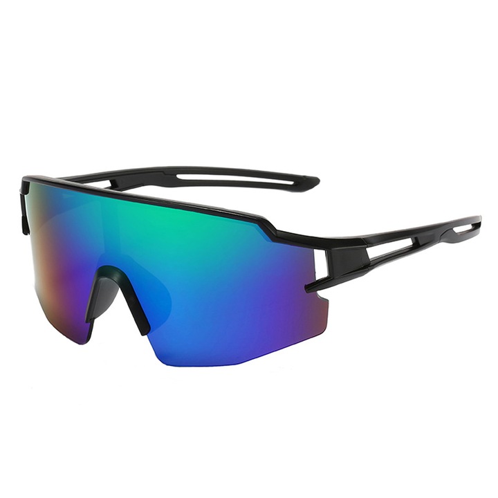 Очила за колоездене, Darklove, поляризирани TR90, лещи със сребърно покритие, унисекс, анти-UV400, поликарбонат, сини