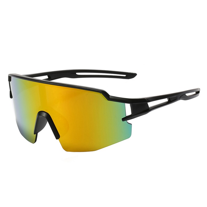 Очила за колоездене, Darklove, поляризирани TR90, лещи със сребърно покритие, унисекс, анти-UV400, поликарбонат, червени