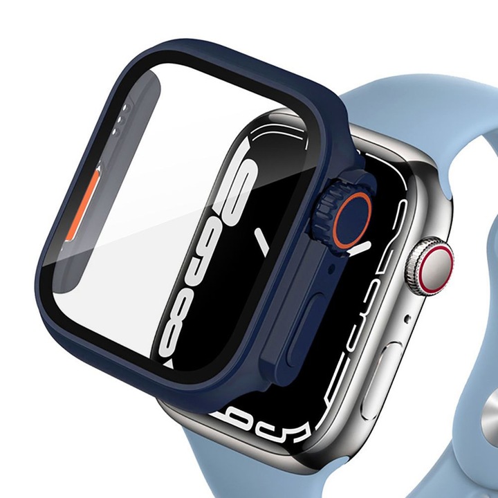 Tech-Protect defense360 apple watch 4 / 5 / 6 / se (44mm) kék/narancs szíj