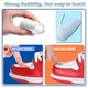 Set 4 protectii pantofi, zggzerg, respirabil, Dimensiunea poate fi taiata, Impotriva protectiei impotriva indoirii pantofilor si Recess, pentru pantofi sport Pantofi casual Pantofi din piele, Unisex, Marimi 40-46, Alb/Negru
