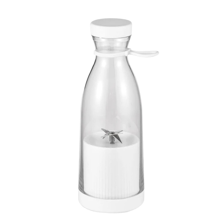 Blender Portabil De Fructe Proaspete Usb culoare alb