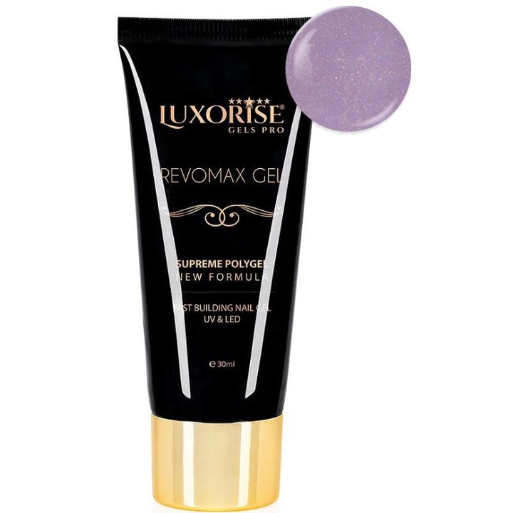 Polygel REVOMAX GEL LUXORISE Milky Rose, 30ml