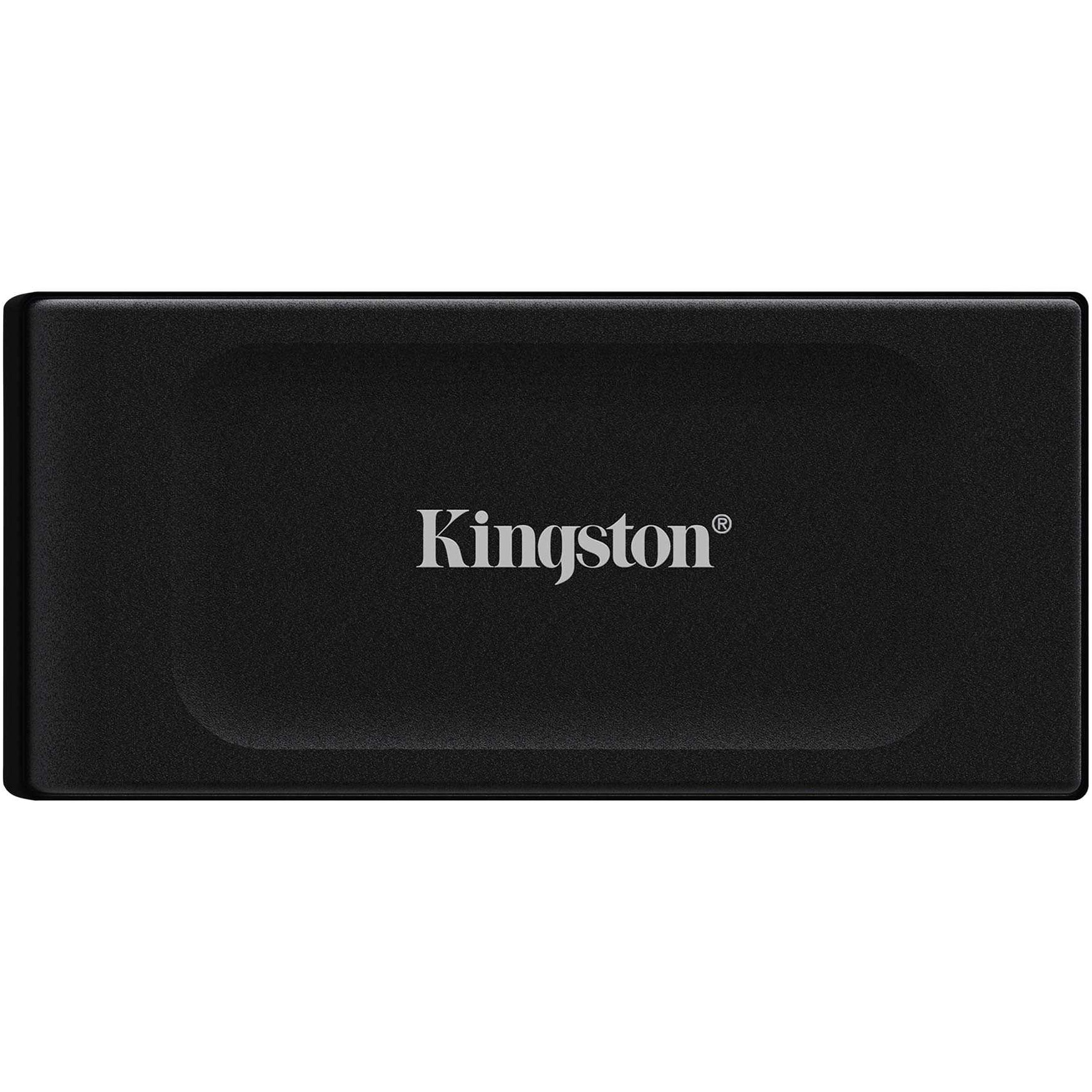 SSD extern portabil Kingston XS1000, 2TB, USB 3.2, Negru