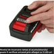 Kit 2 acumulatori si incarcator dublu Einhell Power X-Change 4512112, 2x4.0 Ah, 18 V, 75 min timp incarcare, 900 W putere maxima