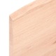 Polita de perete vidaXL, 40x60x2 cm, lemn masiv de stejar netratat 3.2 kg